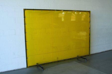 Yellow welding screen