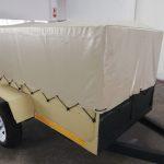 Beige PVC Trailer Cover