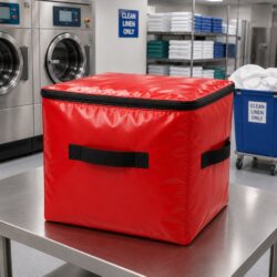 Red PVC Laundry Bag