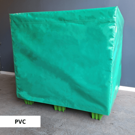 Green PVC Pallet Cover