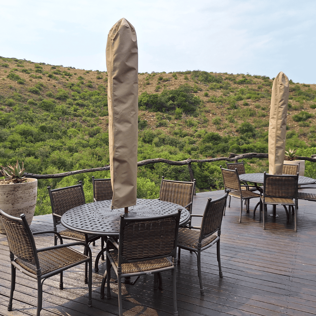 Beige Umbrella Cover